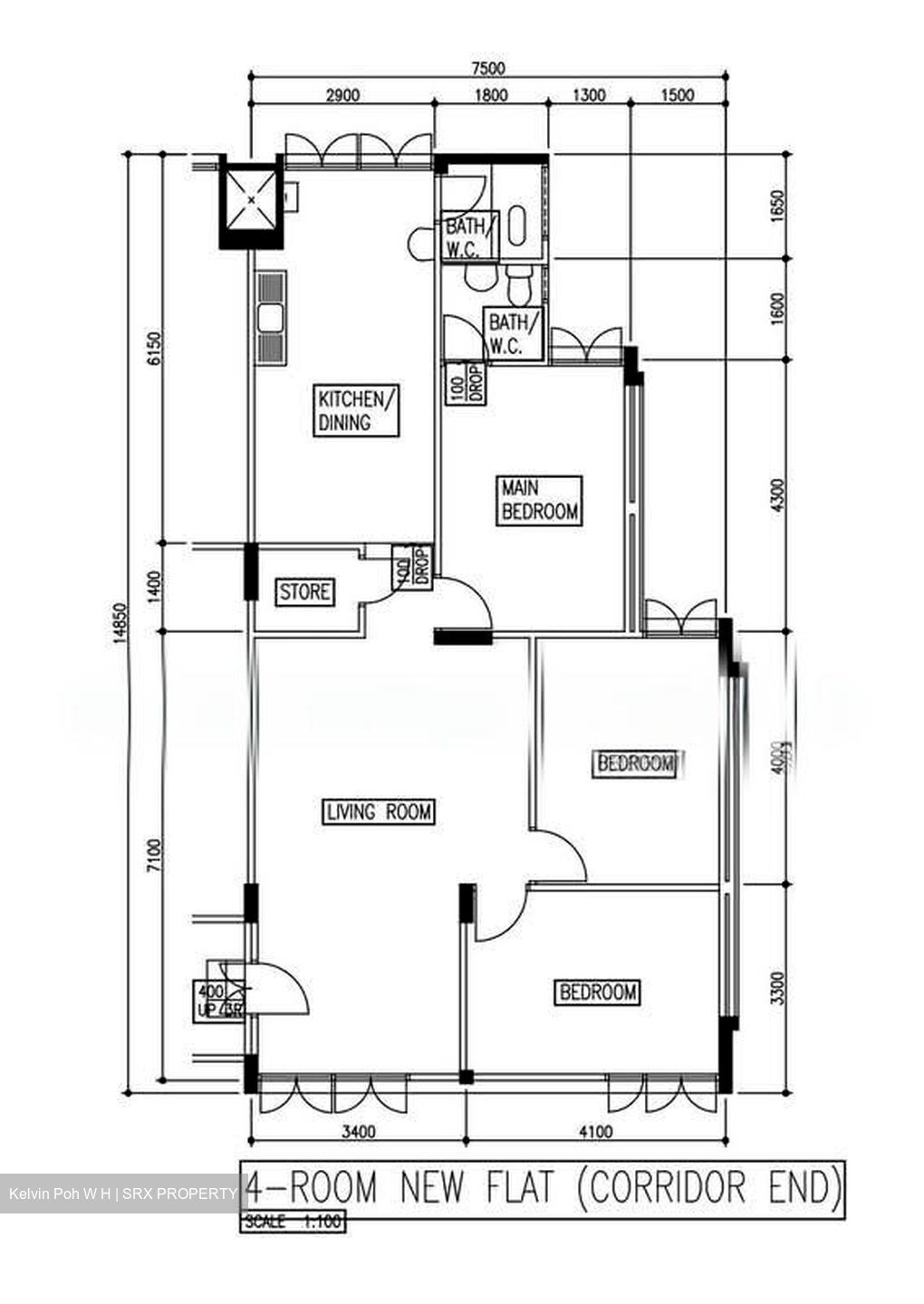 Blk 135 Bukit Batok West Avenue 6 (Bukit Batok), HDB 4 Rooms #601049631